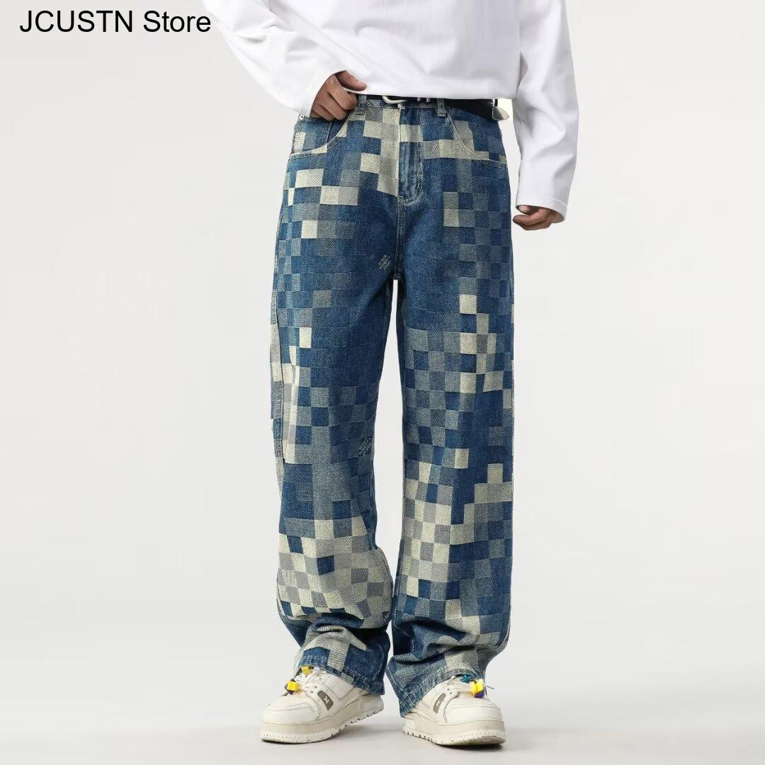 Retro Track Pant - Männliche, trendige Hose mit geradem Bein,