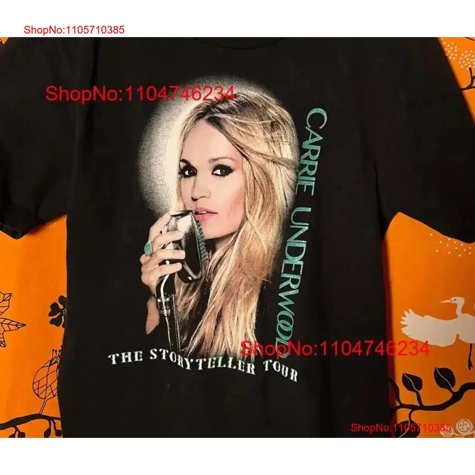 Thrift Vintage Fashion Usa - Carrie Underwood T-Shirt, einzigartig, aus zweiter