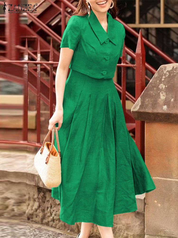 Vintage Fashion Pieces - ZANZEA Frauen Zweiteilige Sets 2024 Sommer