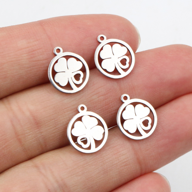 Vintage Fashion Nova - 30 Stück 12x10mm Charms 316 Edelstahl