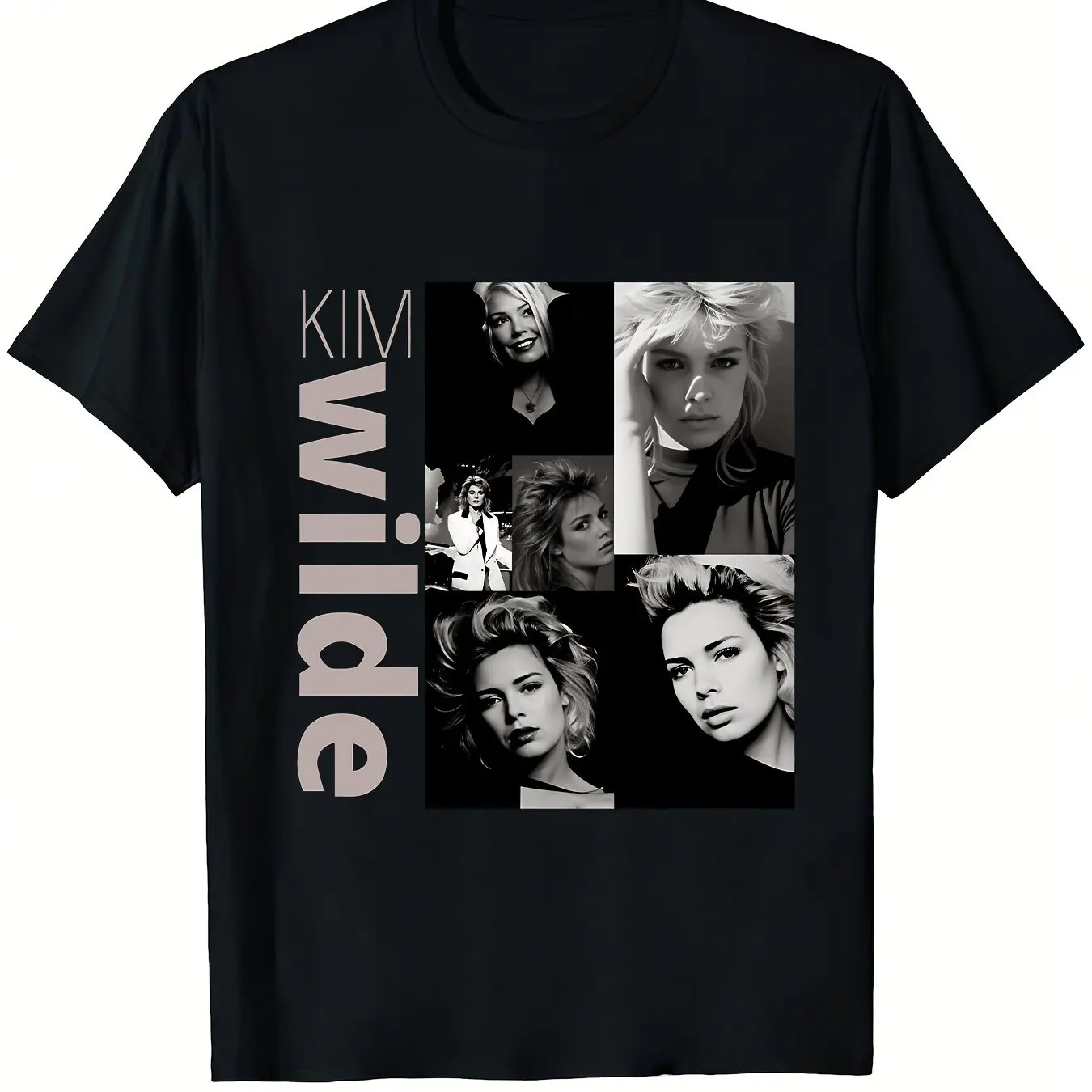 Vintage Fashion Collage - Kim Wilde Vintage Grafik-T-Shirt für Fans