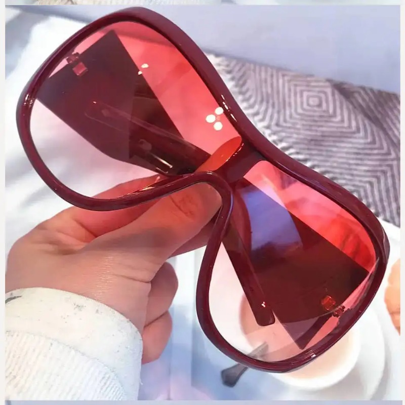 Vintage Fashion Pieces - One Piece Oversized Y2K Sonnenbrille für
