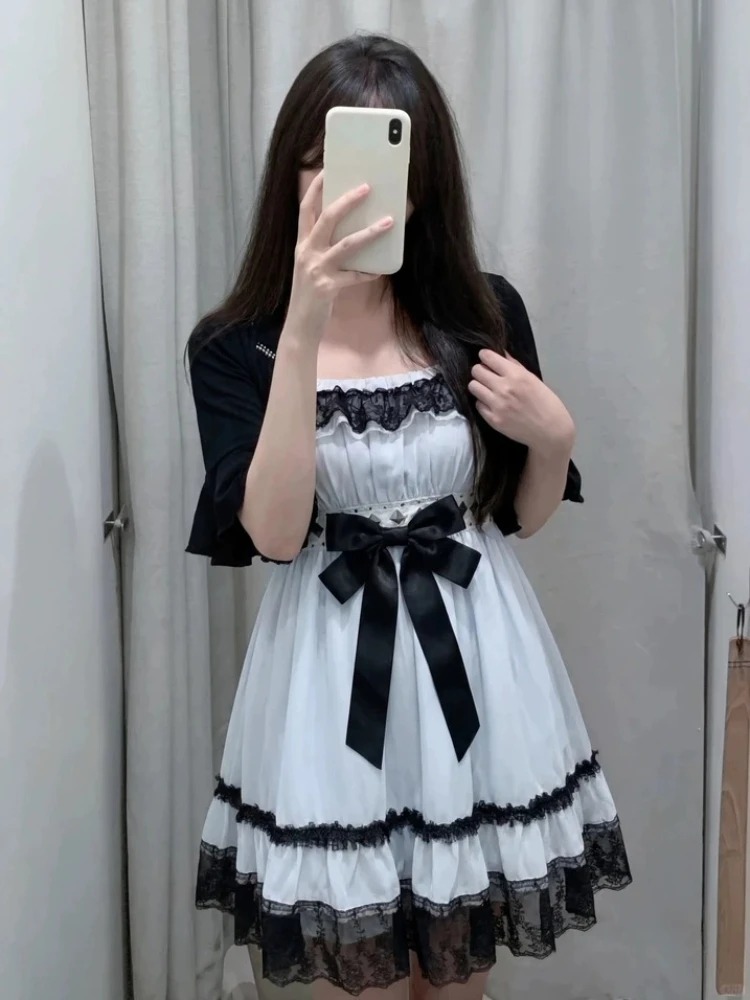 Vintage Fashion Pieces - Gothic Punk Mode Niedliches 2-Teiliges Set