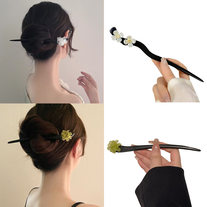 Vintage Fashion Nova - Vintage Chinesischen Stil Holz Blume Haar