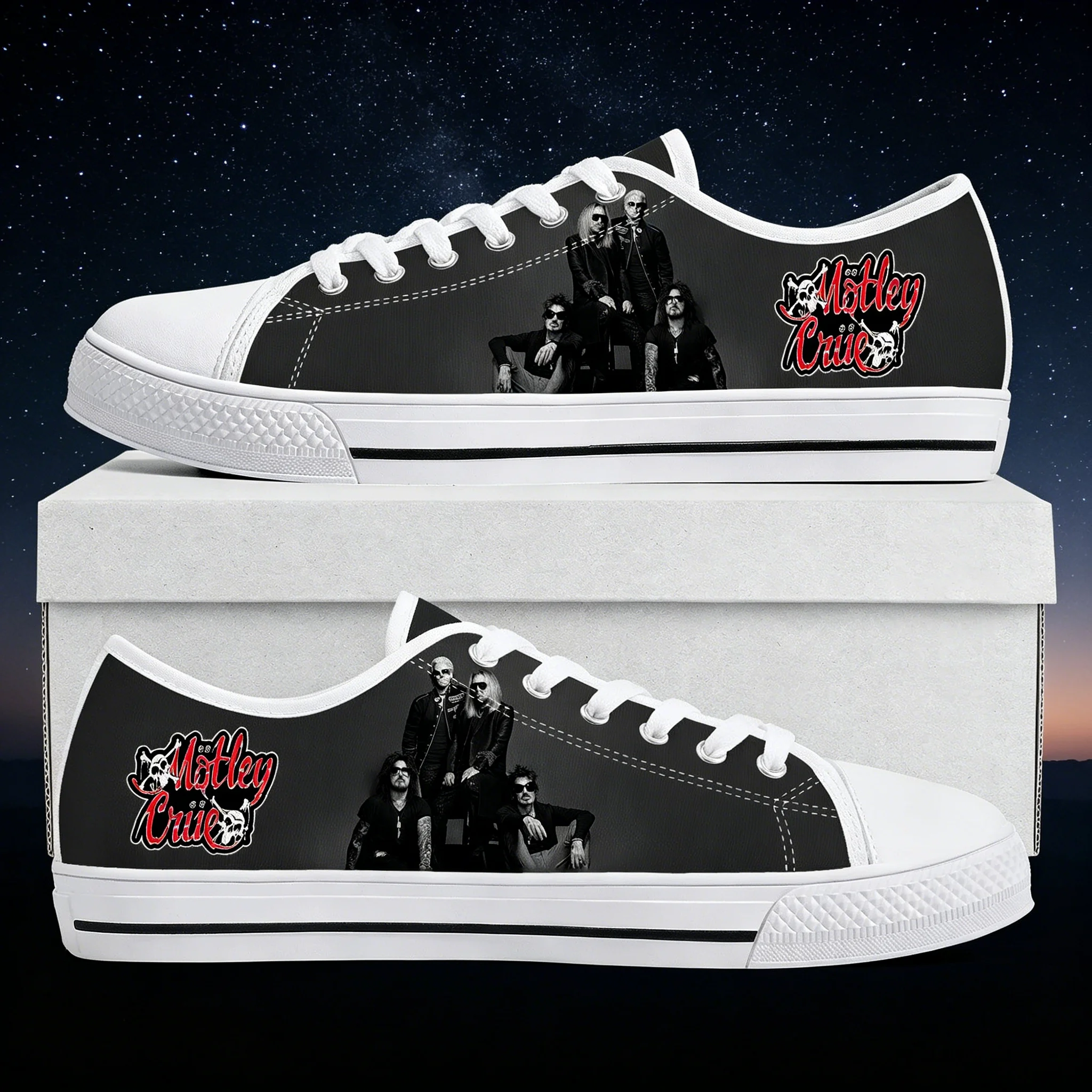 Vintage Fashion Prints - Band 80S Metal Vintage bedruckte Freizeitschuhe,