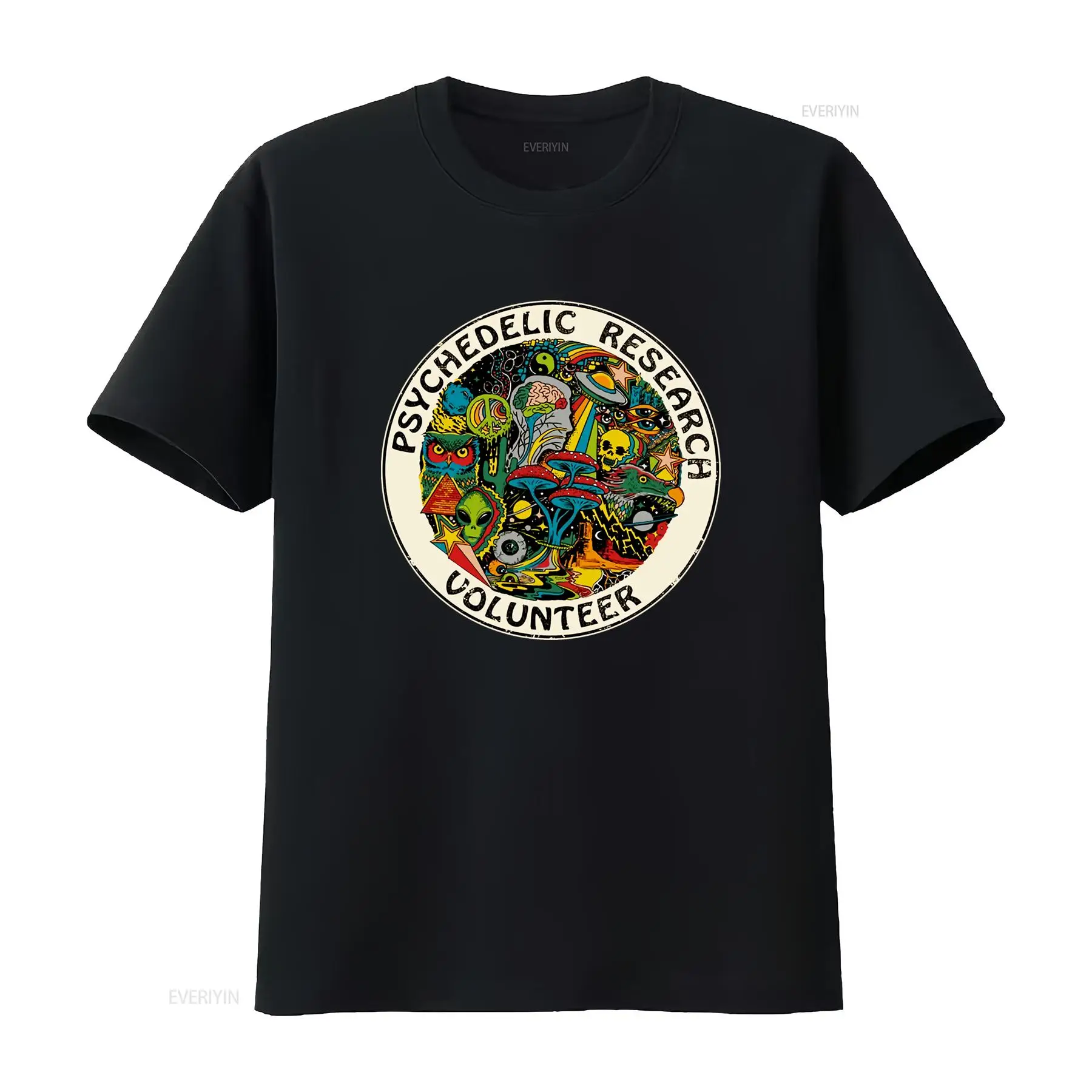 Vintage Fashion Research - Psychedelic Research Volunteer T-Shirt Cooles Design