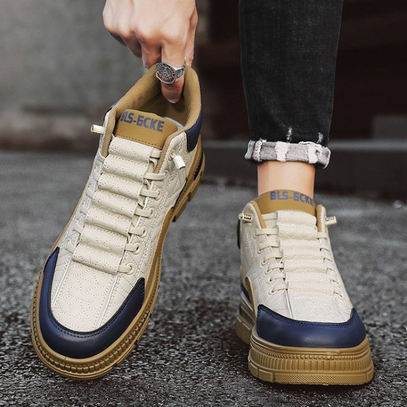 Vintage Fashion In 2025 - Slip-On-Plateau-Herrenstiefel, Frühling und Herbst, Angebot, Designer,