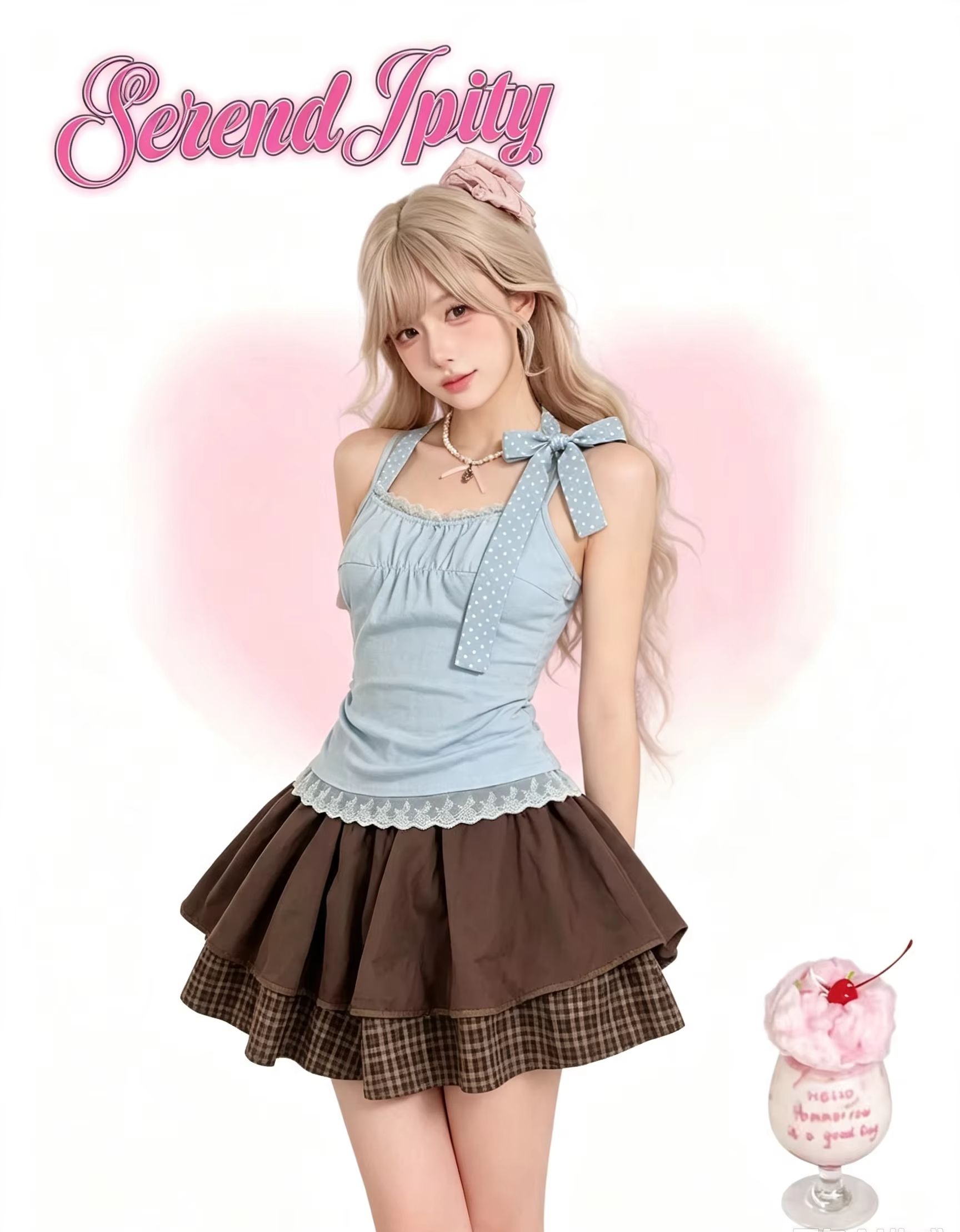 Vintage Fashion Pieces - Japanisches Harajuku Y2K Vintage Sweet Lolita