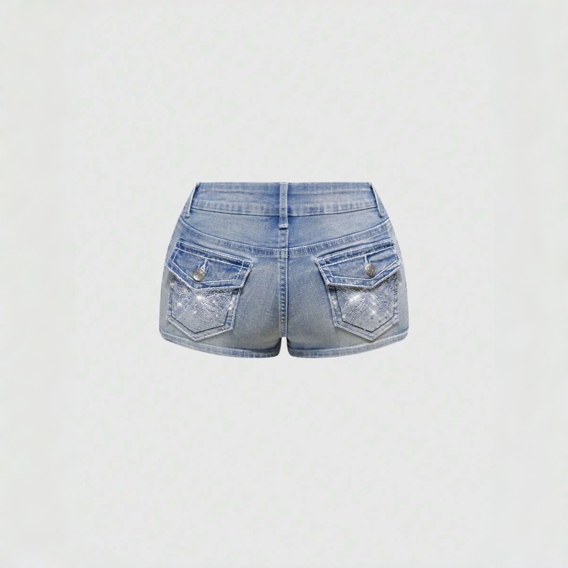 Verzierte Kristall-Hintertasch – Vintage Fashion Jeans Bewertung und Preis