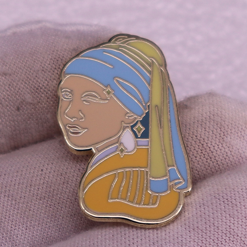 Harte Emaille Pins Klassische  – Vintage Fashion Illustration Bewertung und Preis