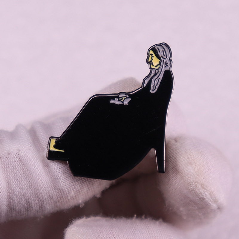 Harte Emaille Pins Klassische  – Vintage Fashion Illustration Bewertung und Preis