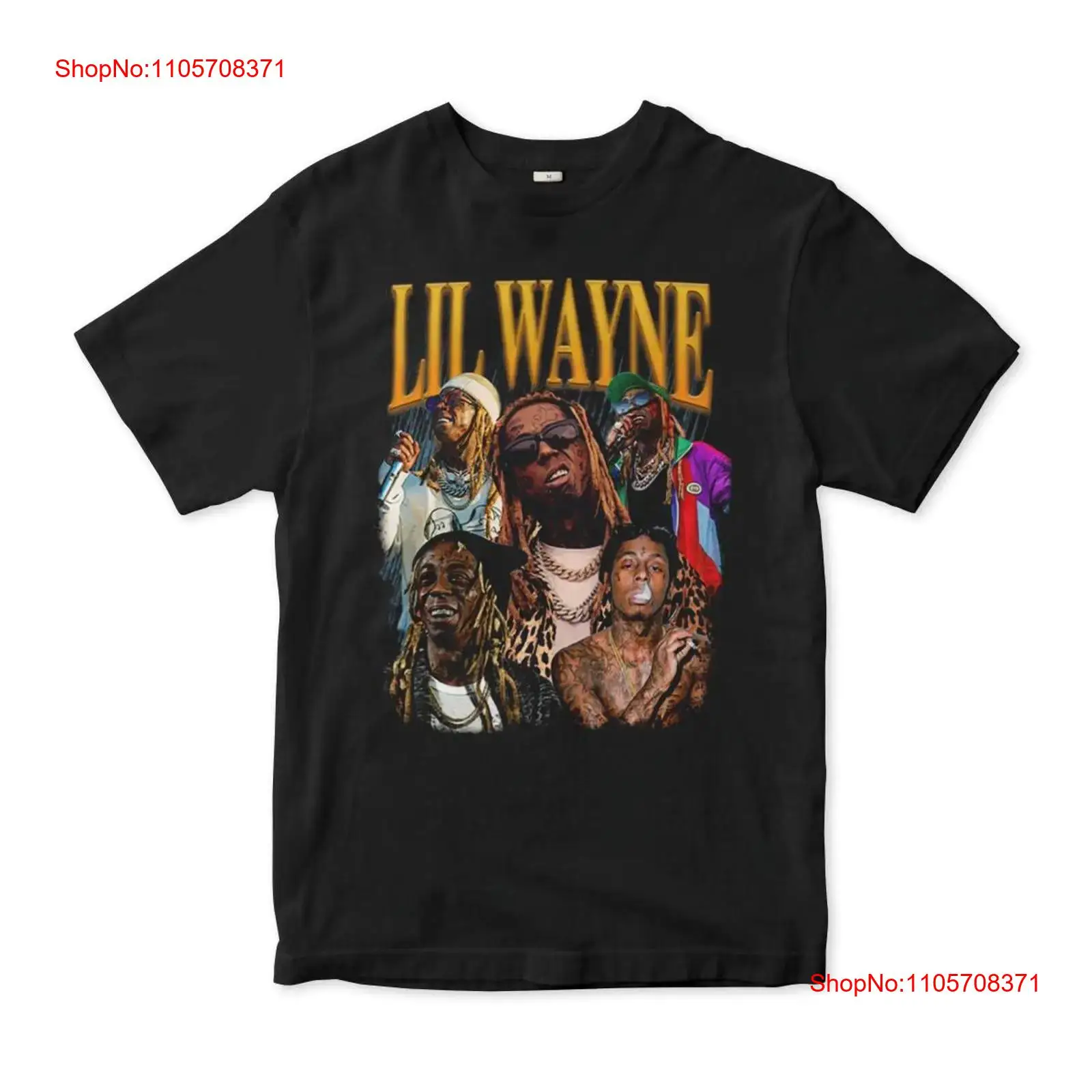 Lil Wayne Collage T-Shirt aus  – Vintage Fashion Collage Bewertung und Preis