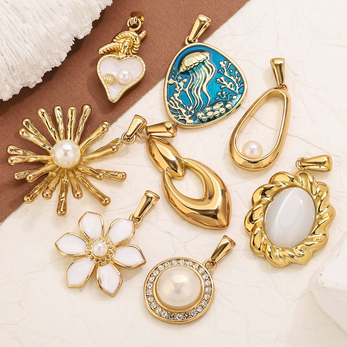 1 Stück 18K vergoldeter Edelst – Vintage Fashion Nova Bewertung und Preis