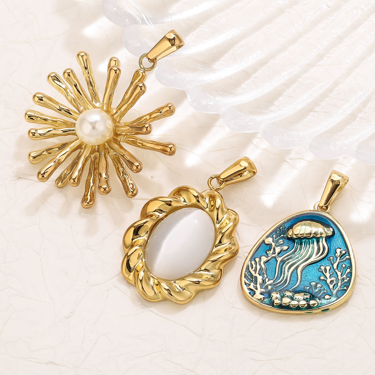 1 Stück 18K vergoldeter Edelst – Vintage Fashion Nova Bewertung und Preis