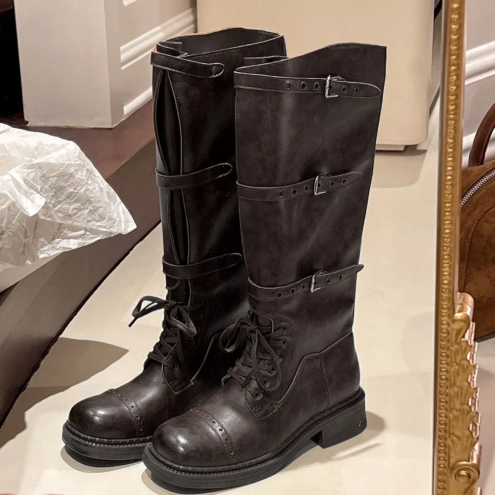 Frauen Kniehohe Stiefel Vintag – Vintage Fashion Designer Bewertung und Preis