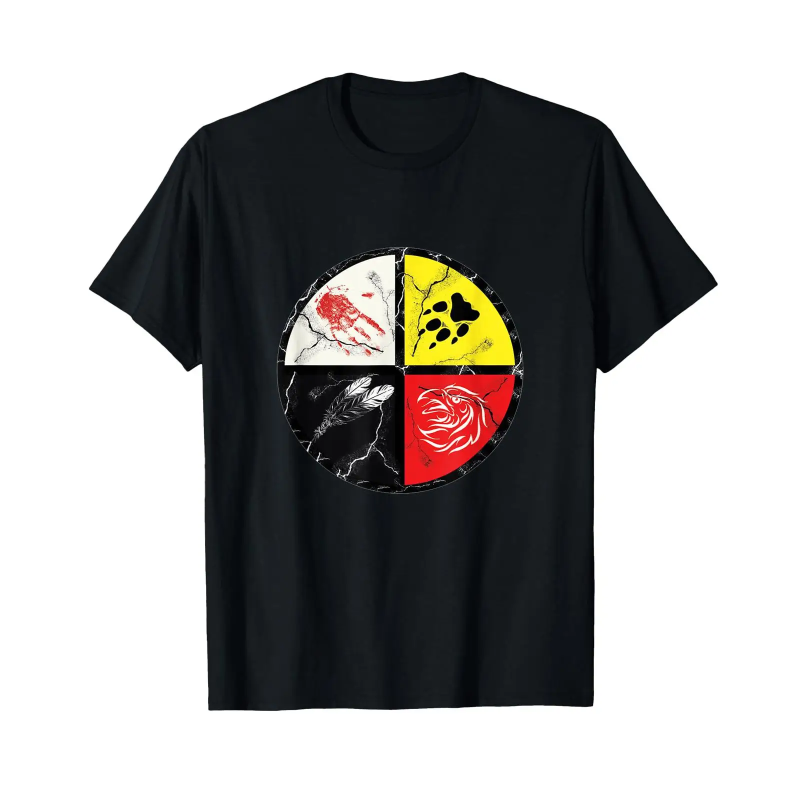 Indian Medicine Wheel T-Shirt  – Vintage Fashion Wheel Bewertung und Preis