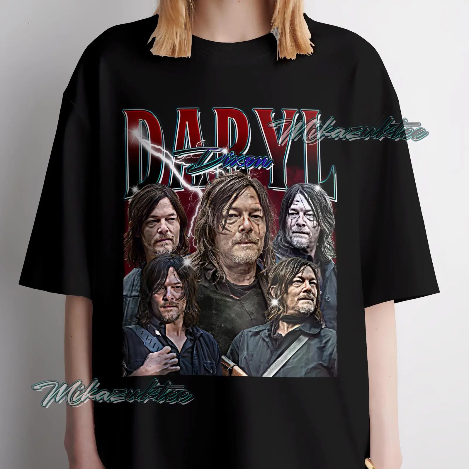 Daryl Dixon The Walking Dead V – Vintage Fashion Collage Bewertung und Preis