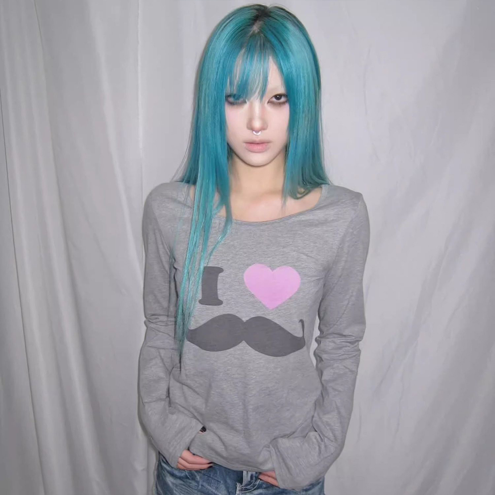 Japanisches Y2K-T-Shirt mit Ba – Vintage Fashion Japan Bewertung und Preis