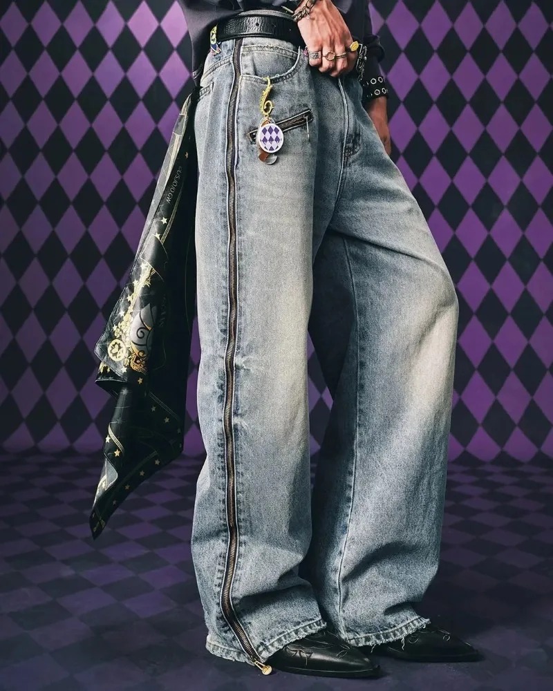 Y2K Streetwear Herren Hip Hop  – Vintage Fashion Jeans Bewertung und Preis