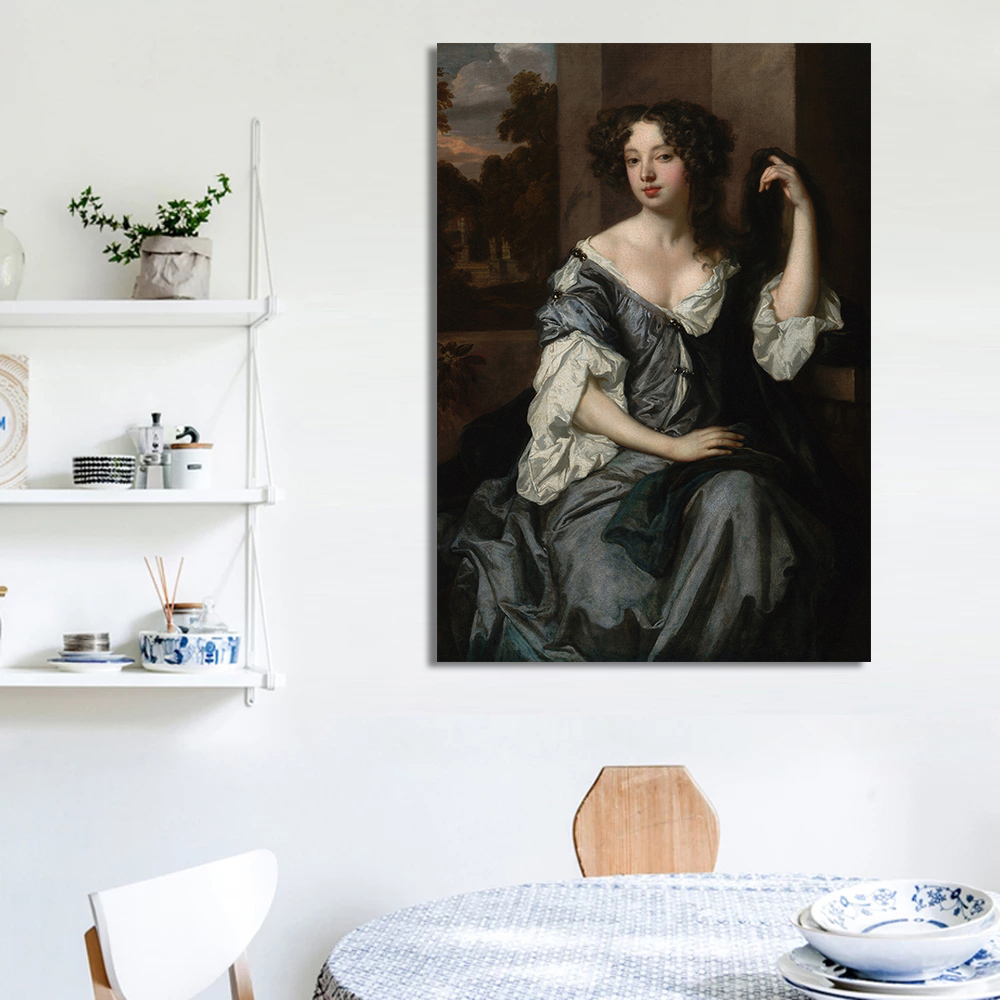 Renaissance Frauenporträt Post – Vintage Fashion Illustration Bewertung und Preis