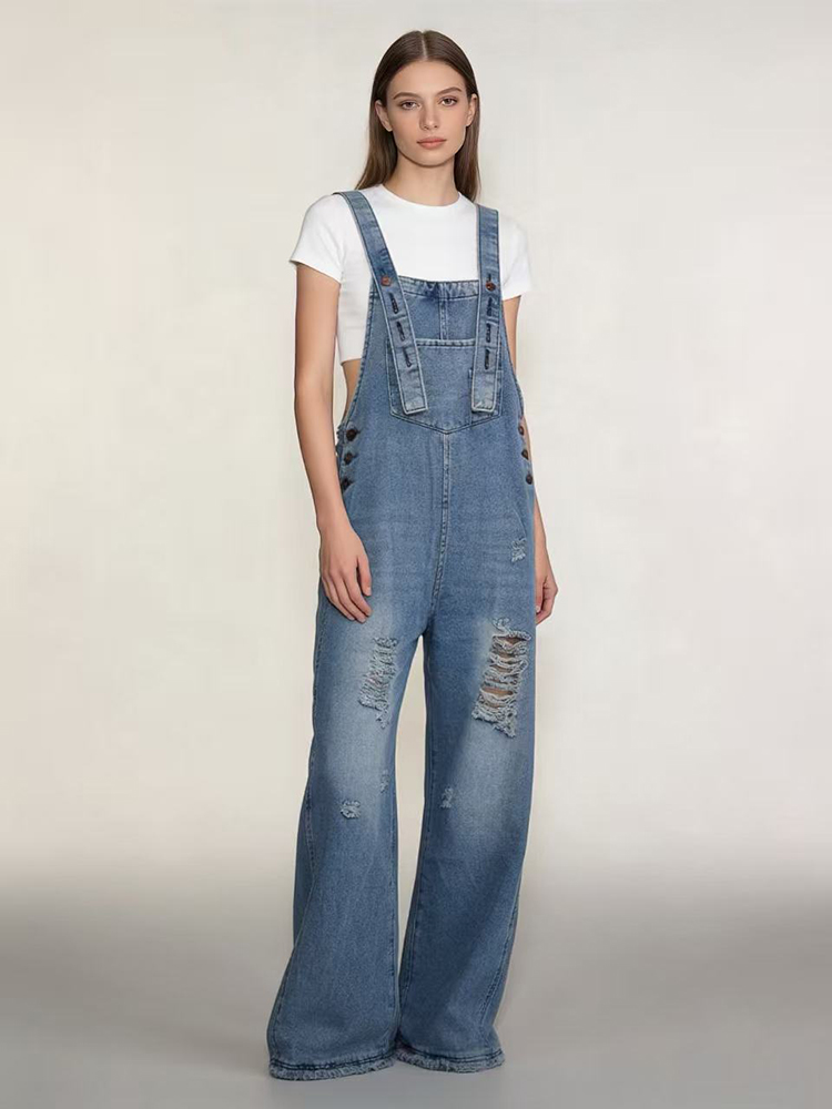 Modische Retro-Jeans-Latzhose  – Vintage Fashion Jeans Bewertung und Preis