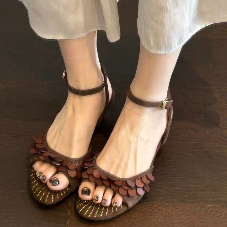 Sommer Neue Damen-Pantoletten  – Vintage Fashion Female Bewertung und Preis