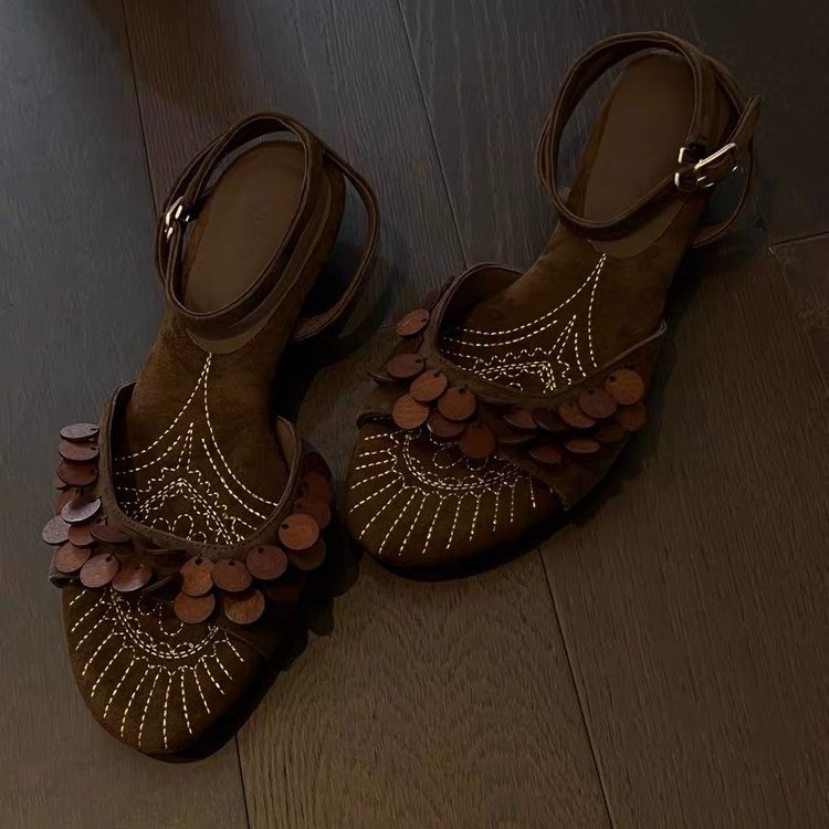 Sommer Neue Damen-Pantoletten  – Vintage Fashion Female Bewertung und Preis