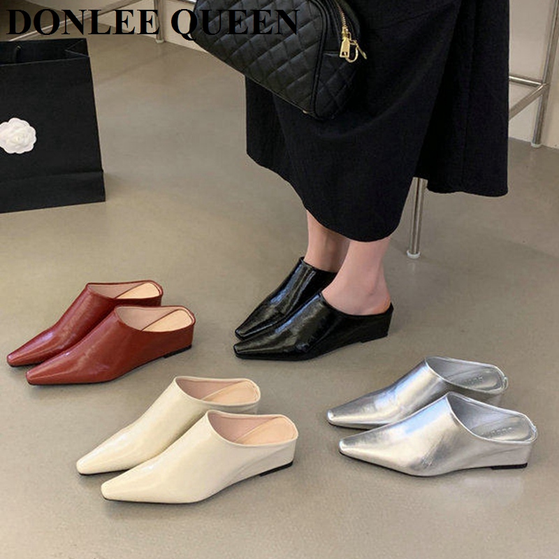 Damen Mode Geschlossene Zehenp – Vintage Fashion Female Bewertung und Preis