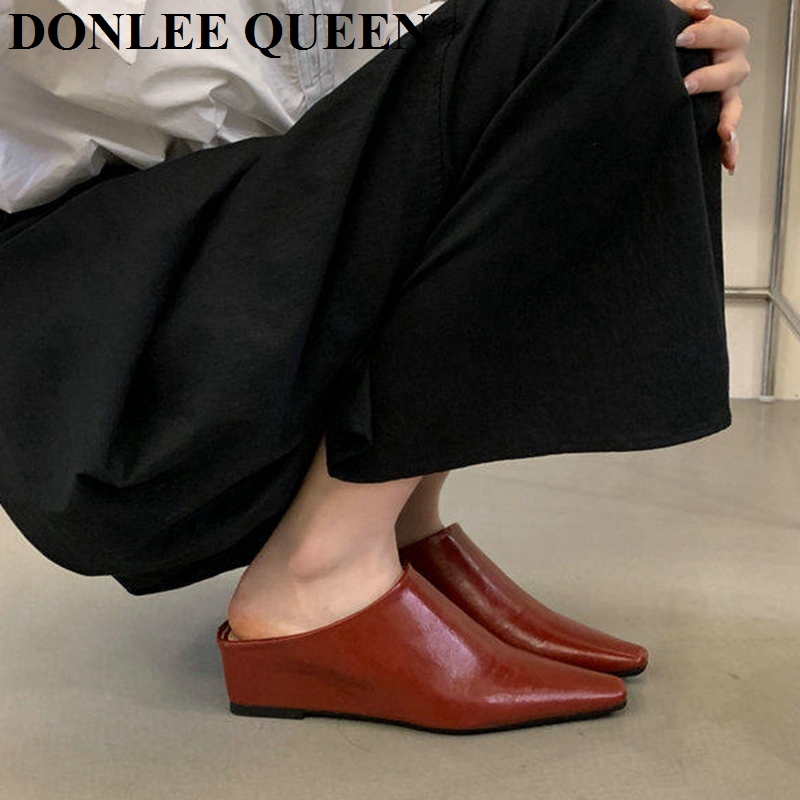 Damen Mode Geschlossene Zehenp – Vintage Fashion Female Bewertung und Preis