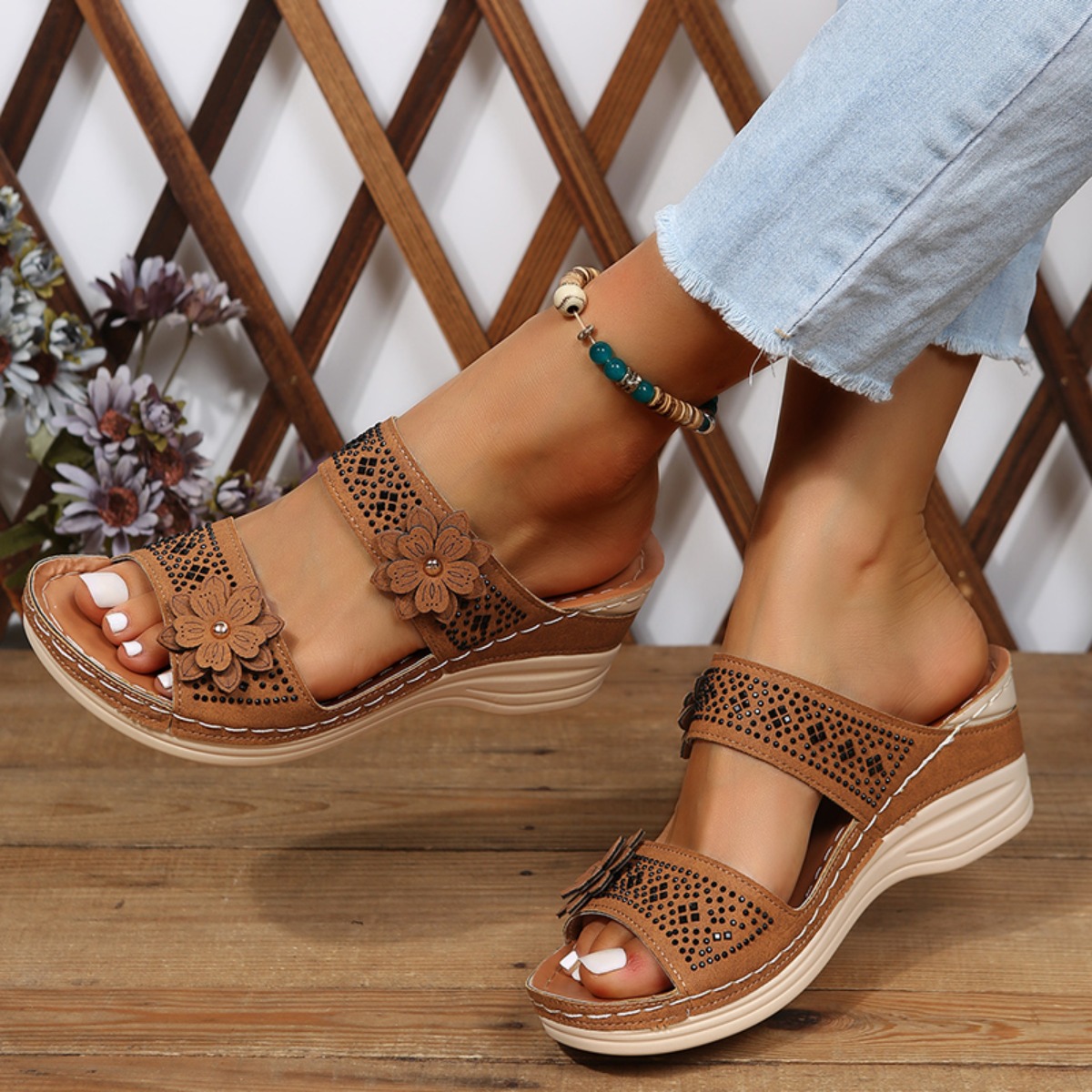 Neue Modische Sommer-Keilsanda – Vintage Fashion Female Bewertung und Preis